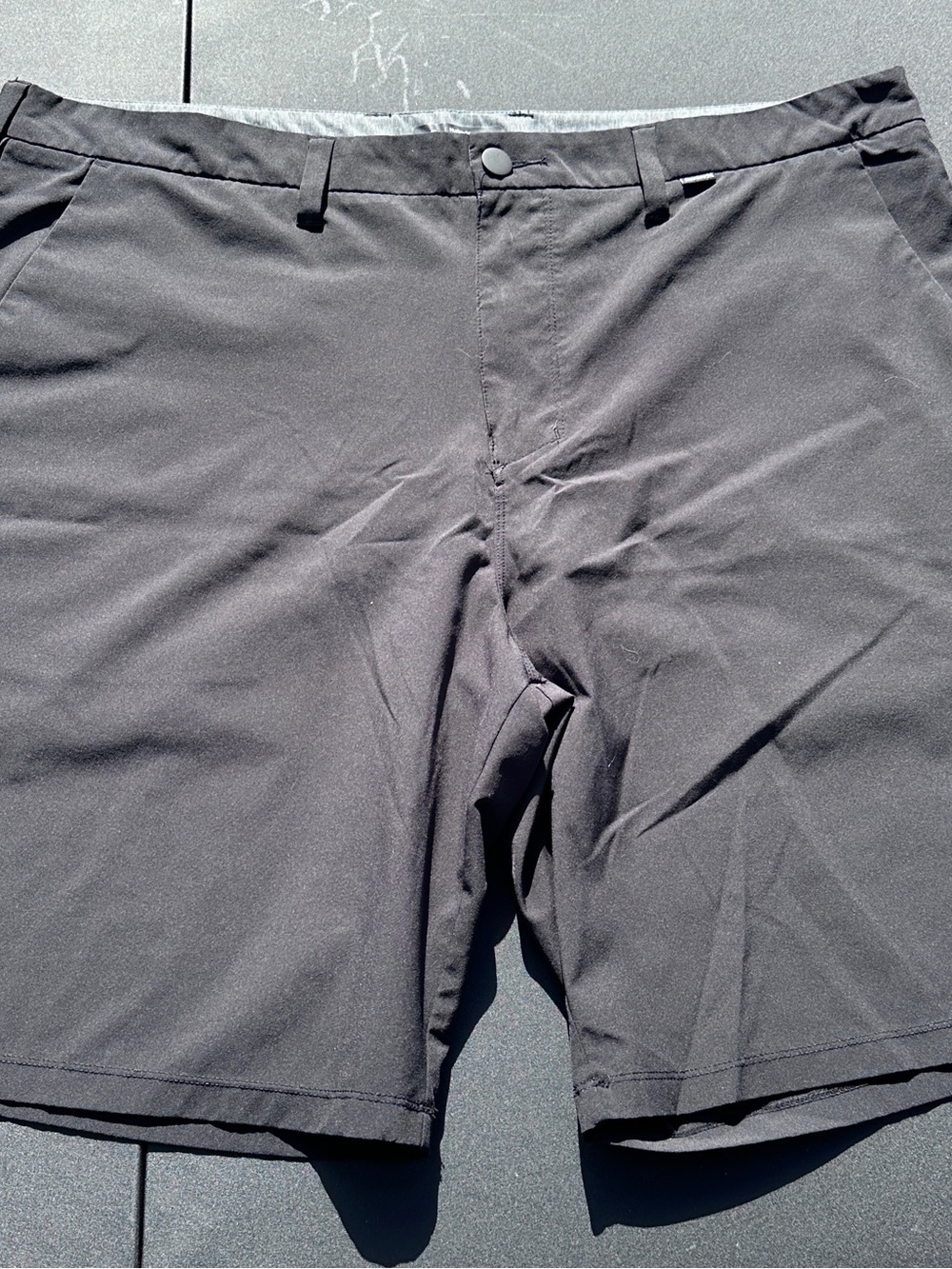 Hurley Men's Flat Front Shorts - Black